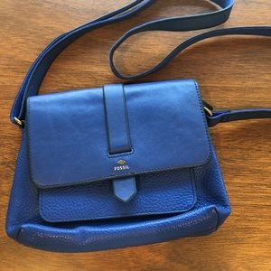 Fossil Blue Crossbody